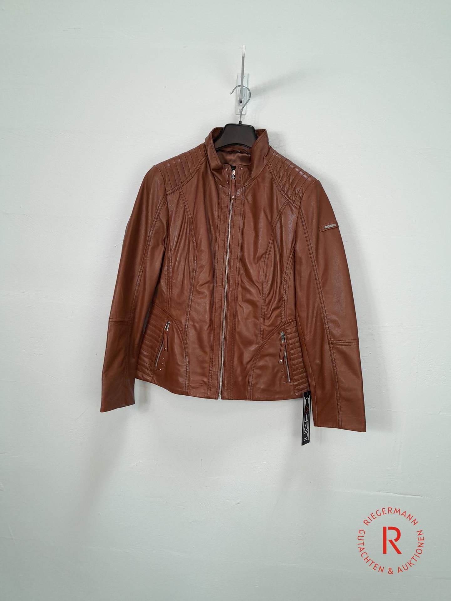DAMEN LEDERJACKE GRÖSSE 42
